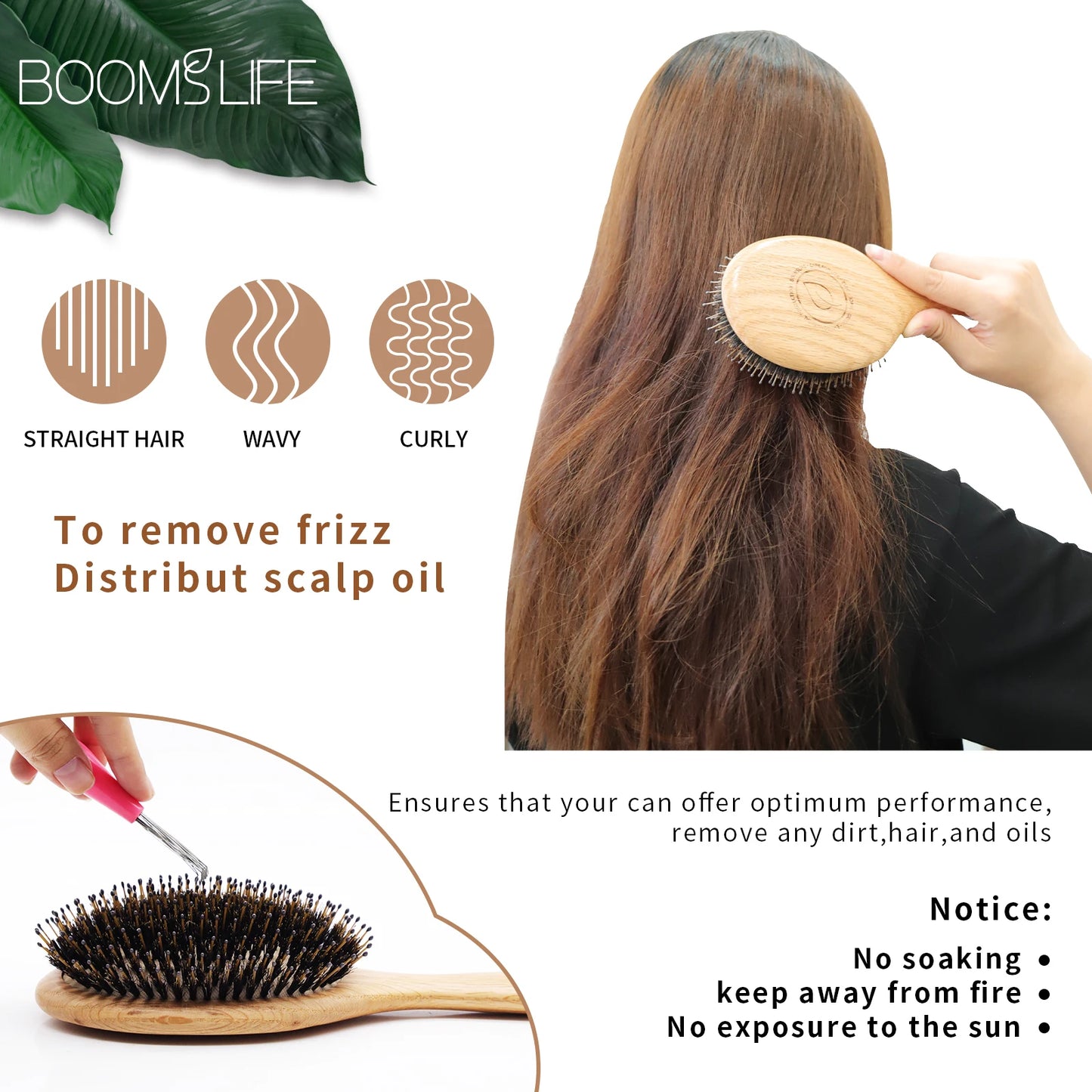 Hair Styling Scalp Massage Hairbrush