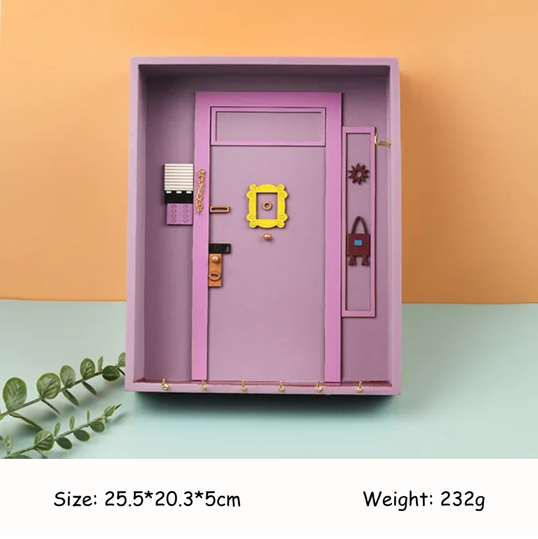 1Pc FRIENDS Door Wooden Key Holder