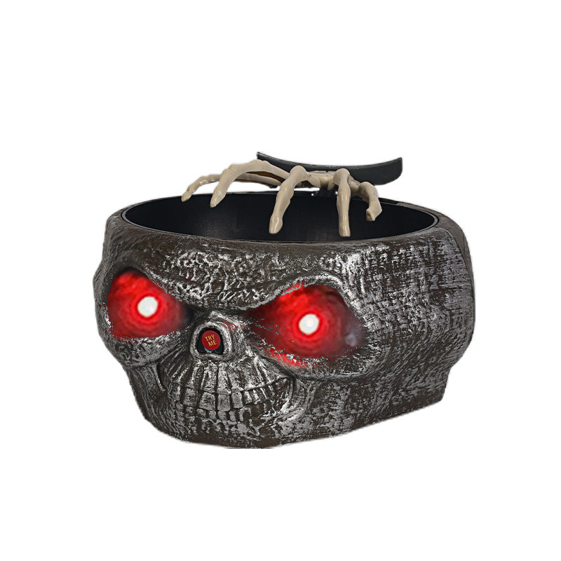 Halloween | Motion-Activated Candy Bowl Pumpkin — Spooky Serving Dish