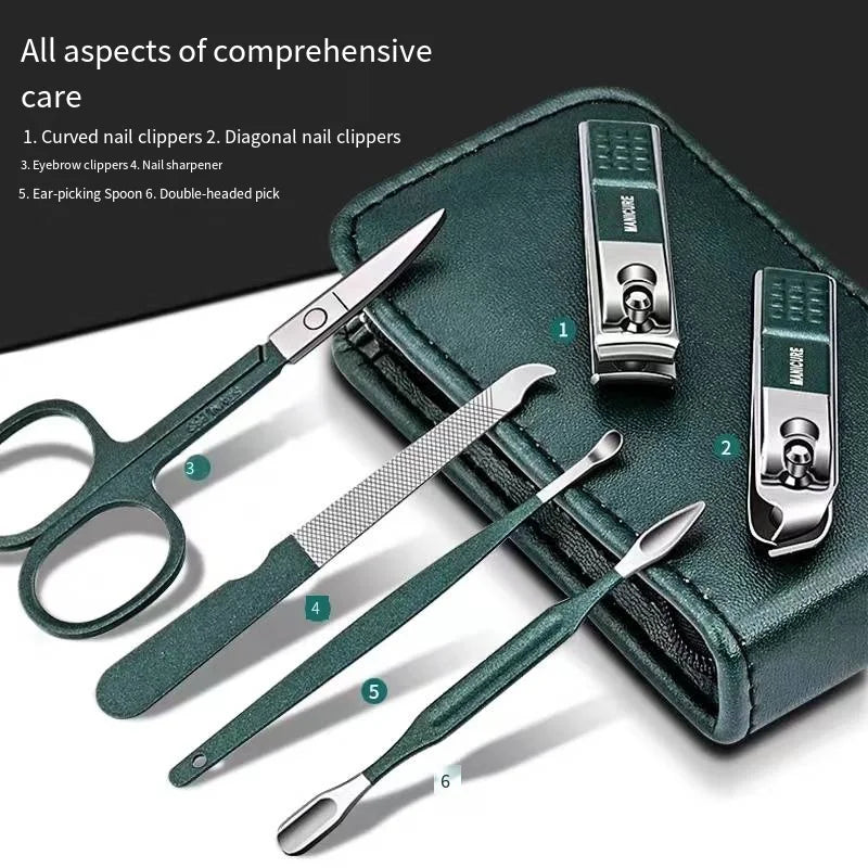 Nail Clippers Manicure Beauty Tools 6 Piece