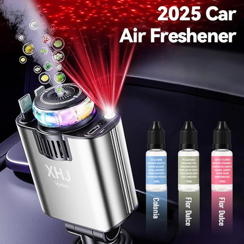 Smart Portable Car Air Freshener with Starlight Diffuser