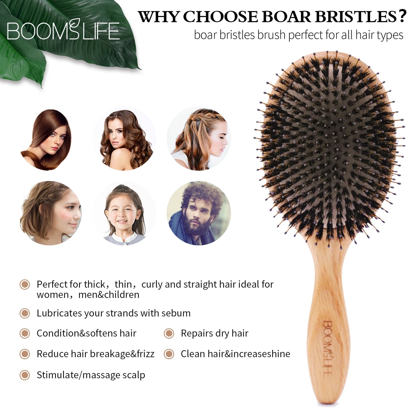 Hair Styling Scalp Massage Hairbrush