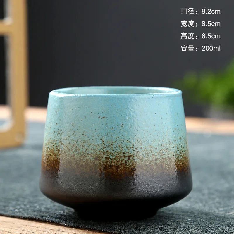 Vintage Ceramic Coffee Cup – Handcrafted Elegance for Every Sip