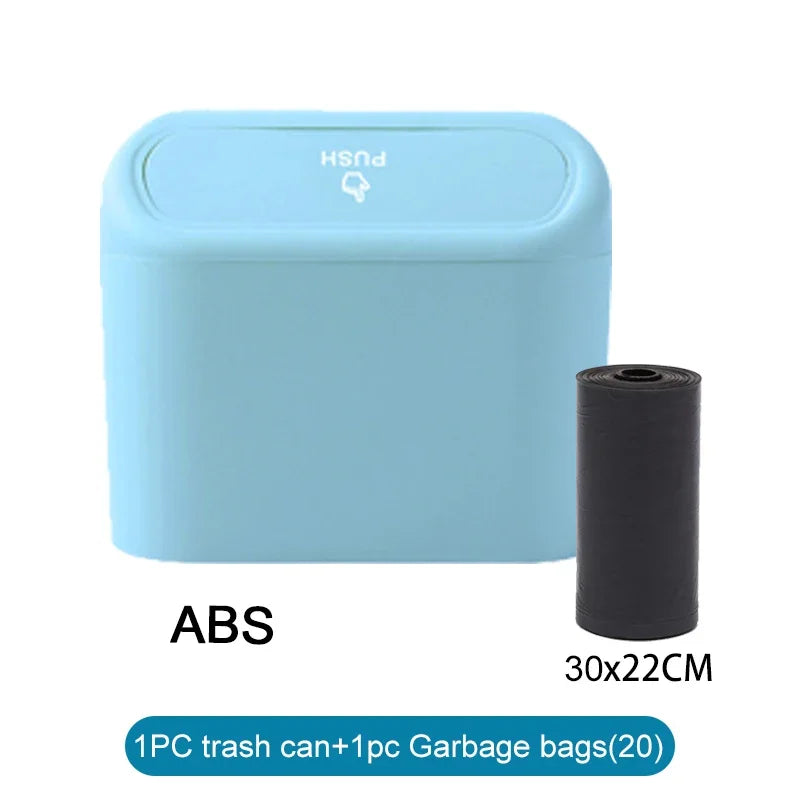 Car Trash Can (With Lid) Contains 60 (300) Garbage Bags