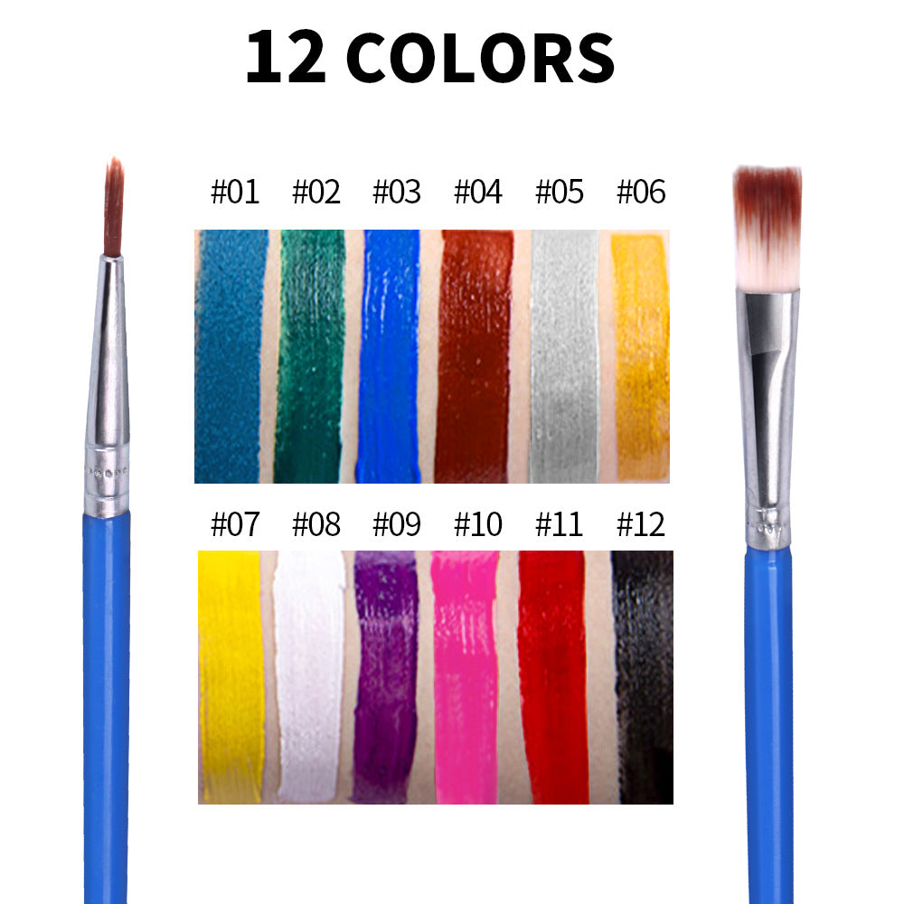 Halloween | Fit Colors 12-Color Halloween Face & Body Paint Palette