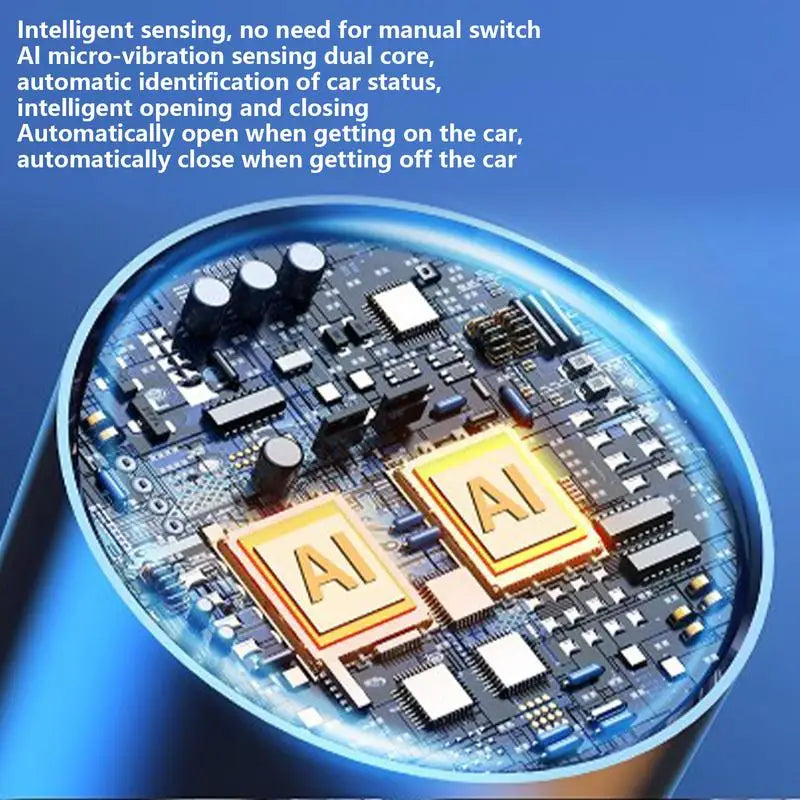 Smart Car Air Fresheners Auto Aromatherapy Perfume with LED Light Romantic Atmosphere Oil Diffuser Car Accessories