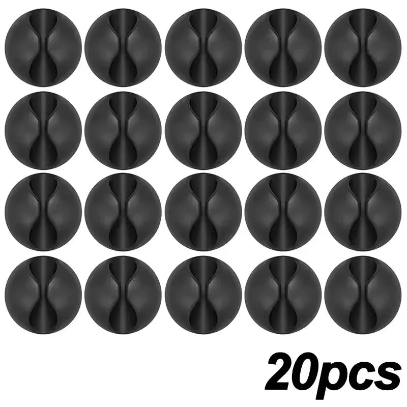 5/50Pcs Mini Cable Winder Organizer
