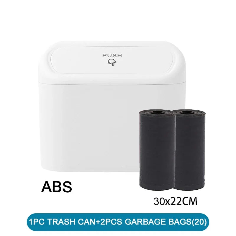 Car Trash Can (With Lid) Contains 60 (300) Garbage Bags