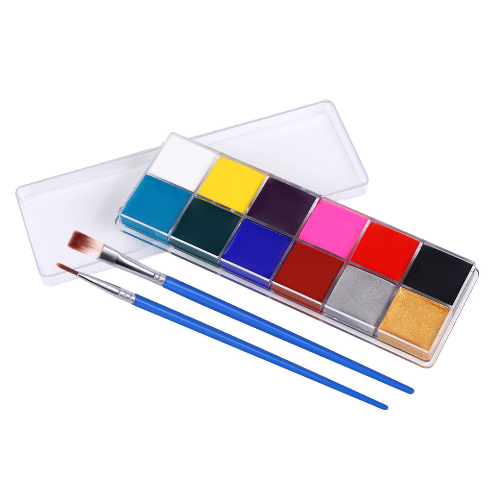 Halloween | Fit Colors 12-Color Halloween Face & Body Paint Palette
