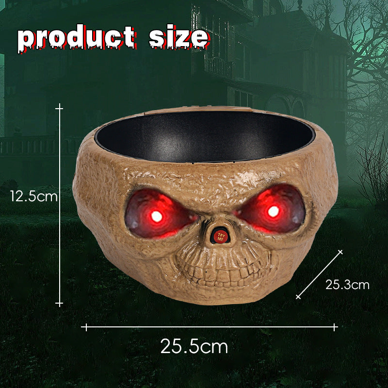 Halloween | Motion-Activated Candy Bowl Pumpkin — Spooky Serving Dish