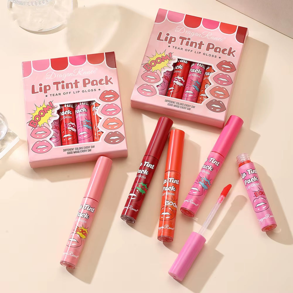 Tear off Lipstick Lipstick Moisturizing and Moisturizing Lipstick Lipstick Film Tear off Lipstick Lipstick Waterproof and Color Fast Lipstick Lipstick Case