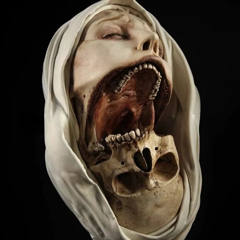 Halloween | Couple Skull Decor – Transfiguration Skull Statue & Sculpture