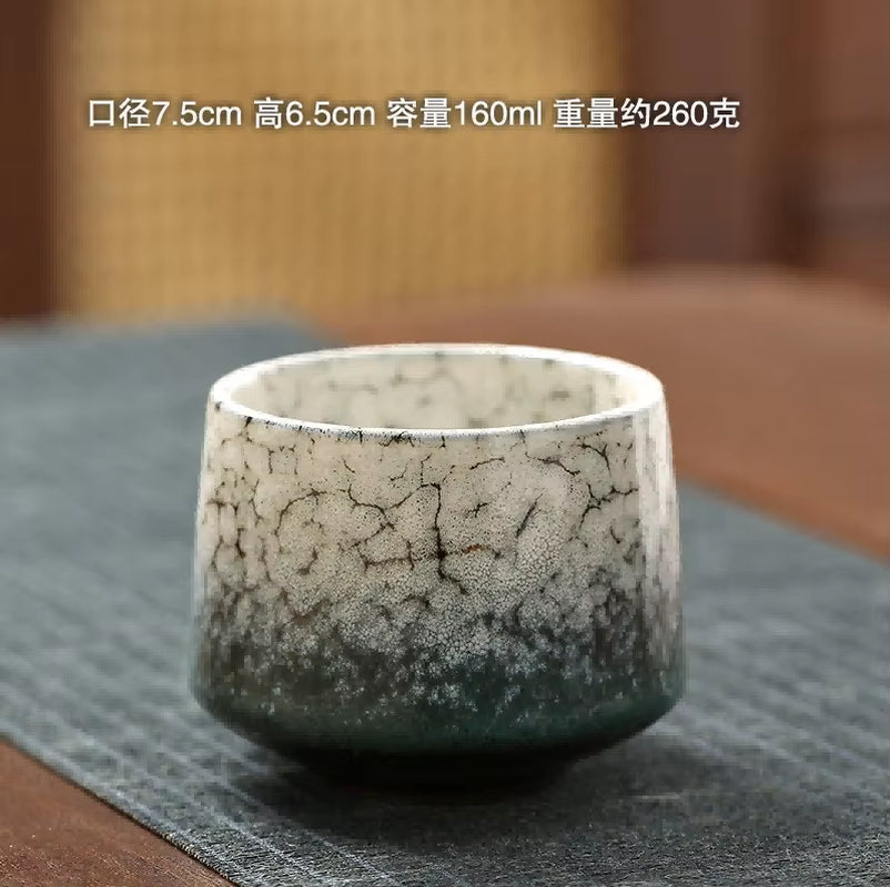 šµ The Rustic Ritual: Vintage Coarse Pottery Ceramic Coffee & Tea Cup