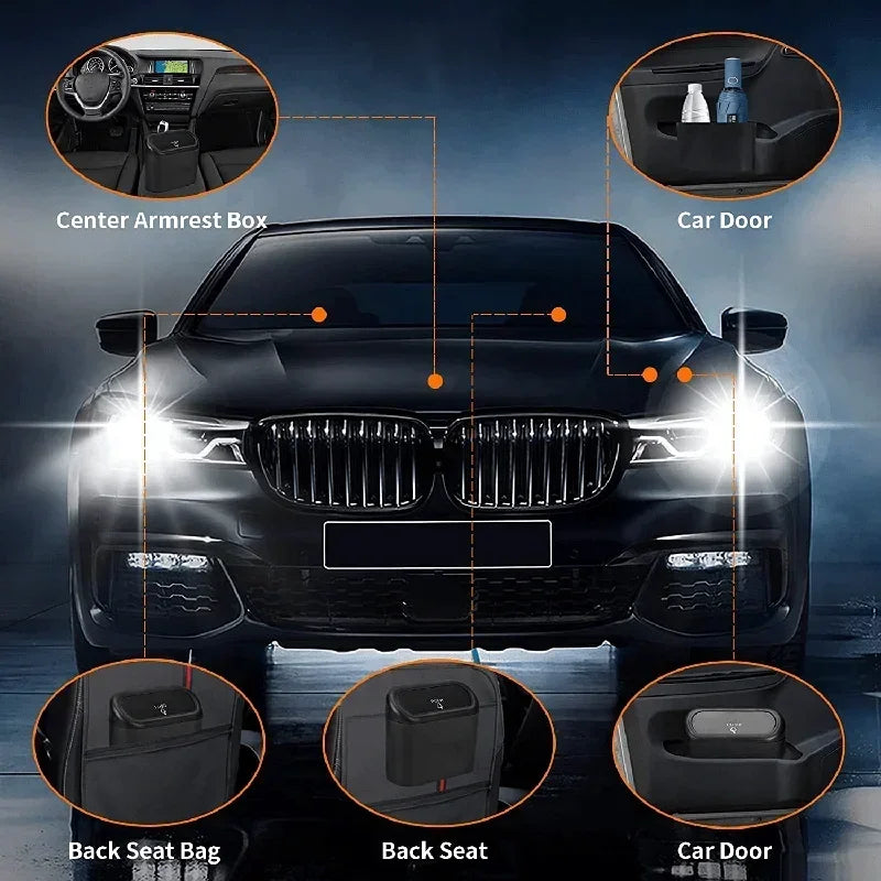 Car Trash Can (With Lid) Contains 60 (300) Garbage Bags