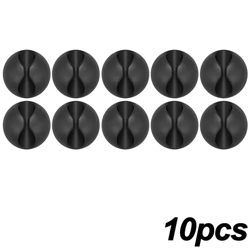 5/50Pcs Mini Cable Winder Organizer