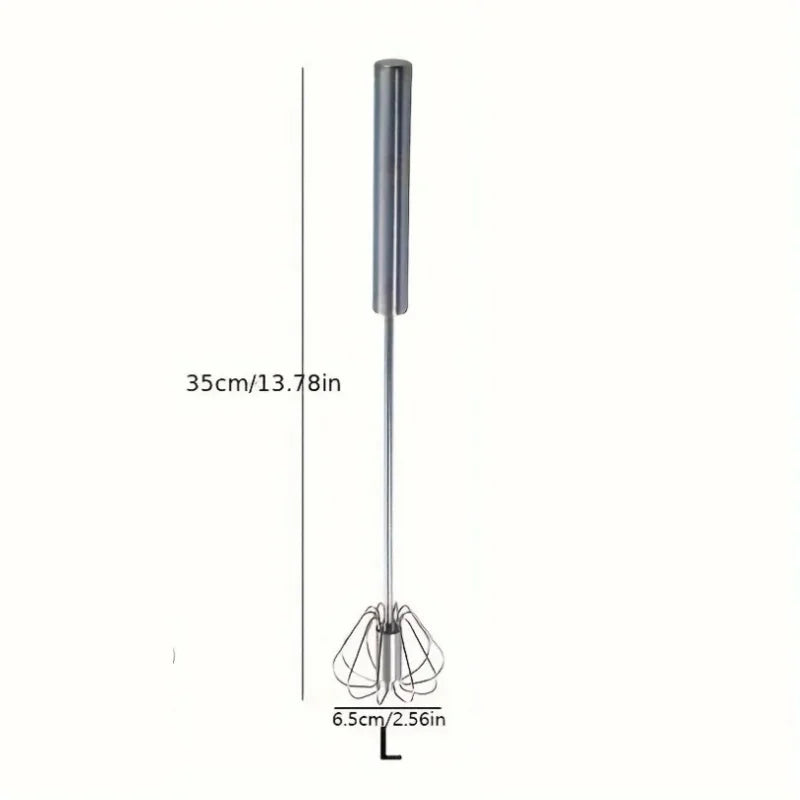 Stainless Steel Semi-Automatic Egg Beater