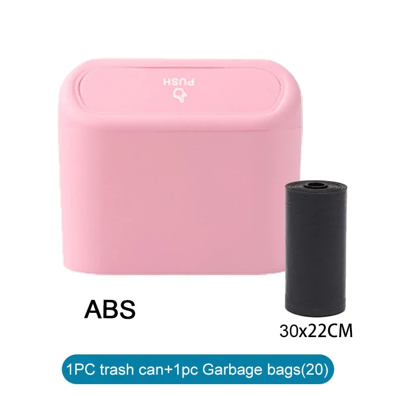 Car Trash Can (With Lid) Contains 60 (300) Garbage Bags