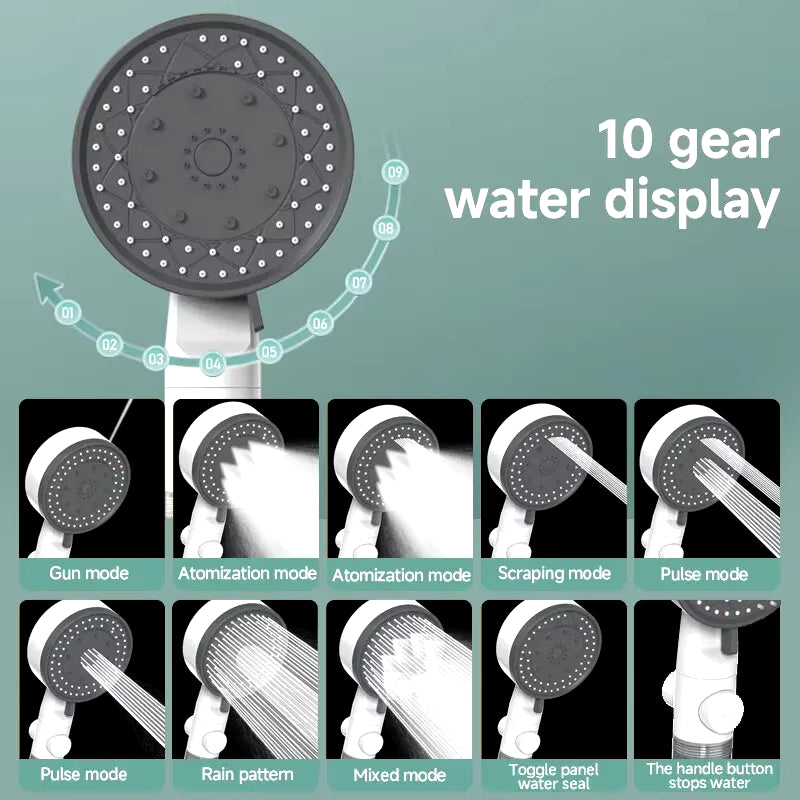 High Quality 8 Mode Shower Head Water Filter