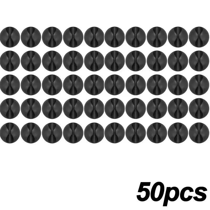 5/50Pcs Mini Cable Winder Organizer