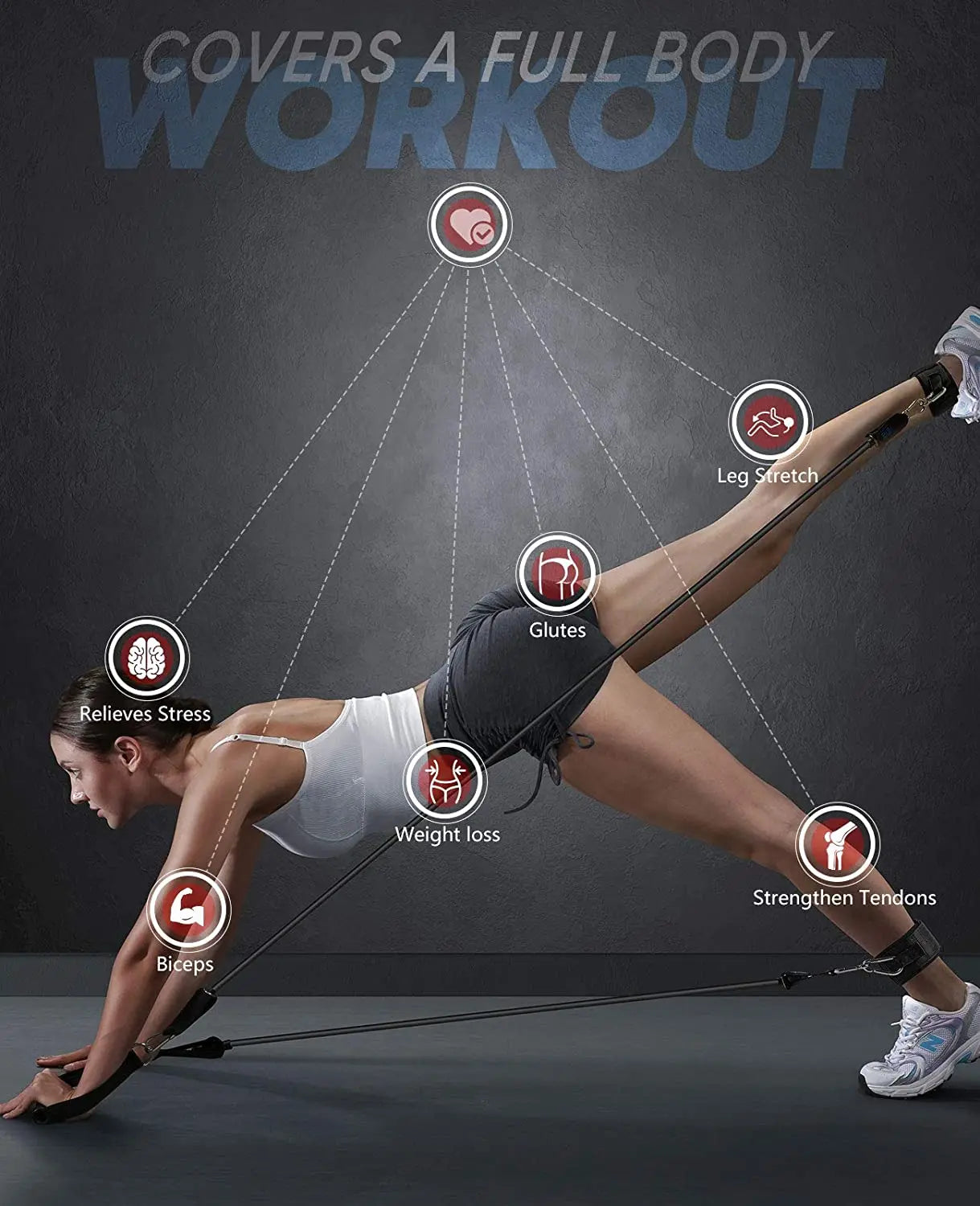 Fitness Booty Resistance Elastic Band