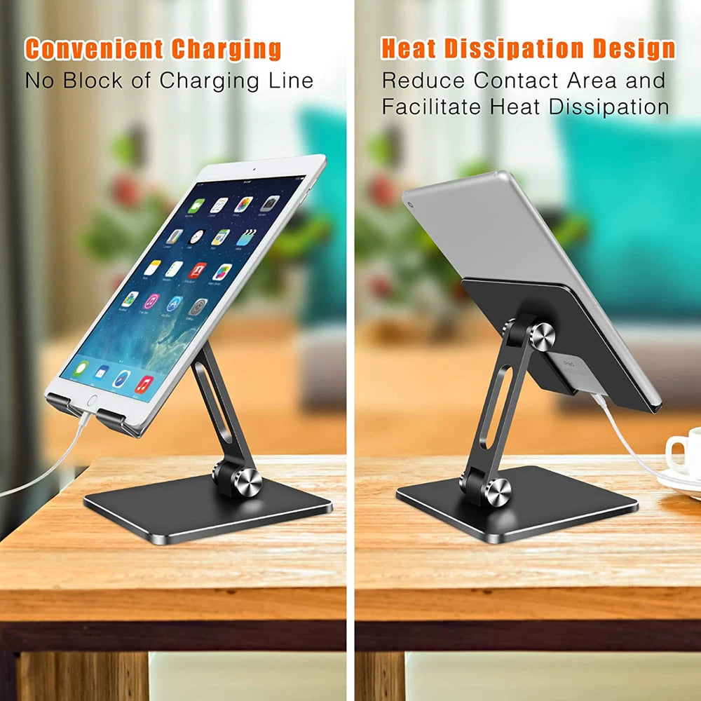 Aluminum Adjustable Foldable Tablet Stand Desk