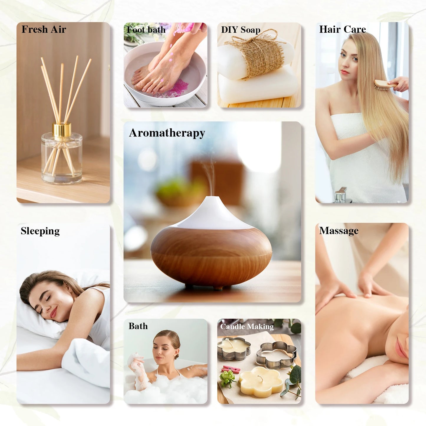 Fragrance Oils Set 8Pcs Gift Box