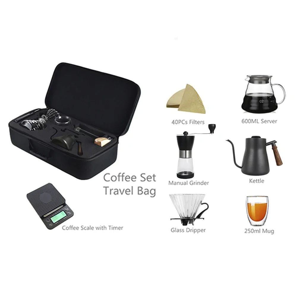 ☕ Brew Your Perfect Cup Anywhere: The Portable Outdoor Travel Coffee Set