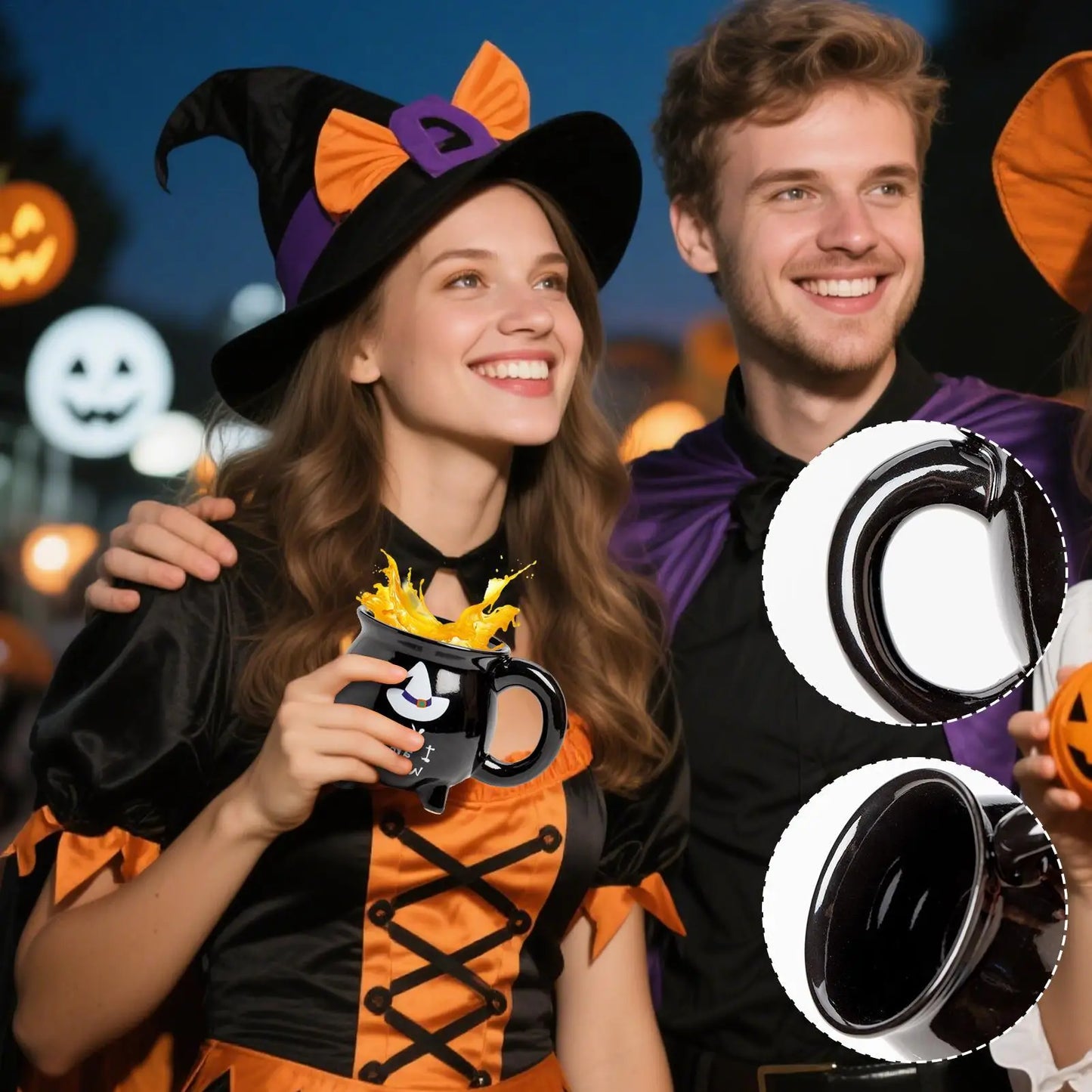Halloween | Cauldron Mug – “Yes, I Am a Witch” Halloween Brew Cup
