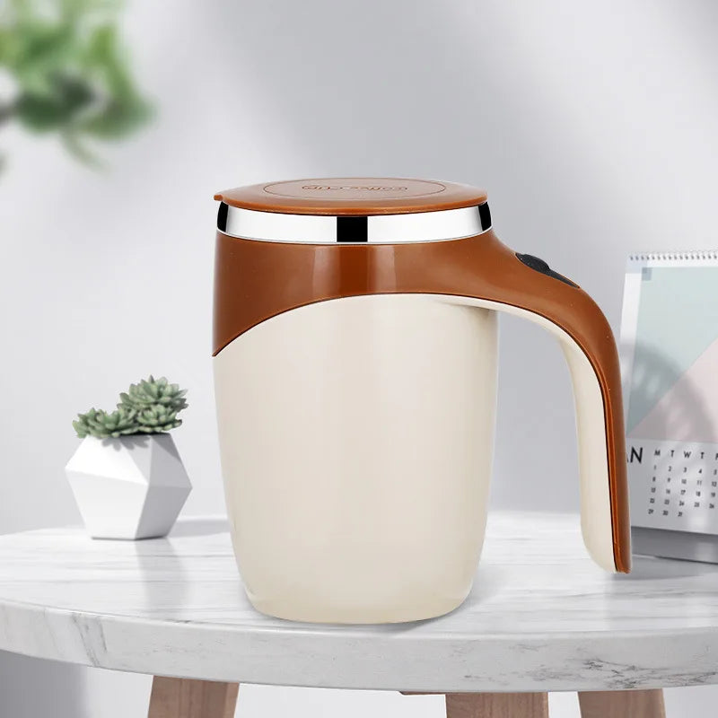☕ Effortless Mixing, Everywhere: The Automatic Magnetic Stirring Coffee Mug