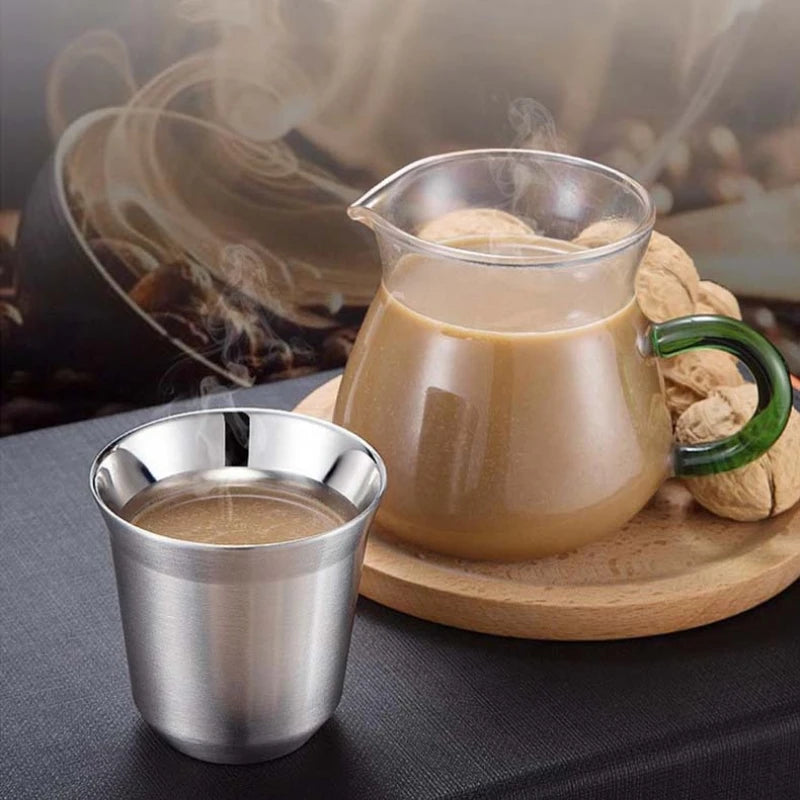 Mini Stainless Steel Double Wall Insulated Coffee Cup
