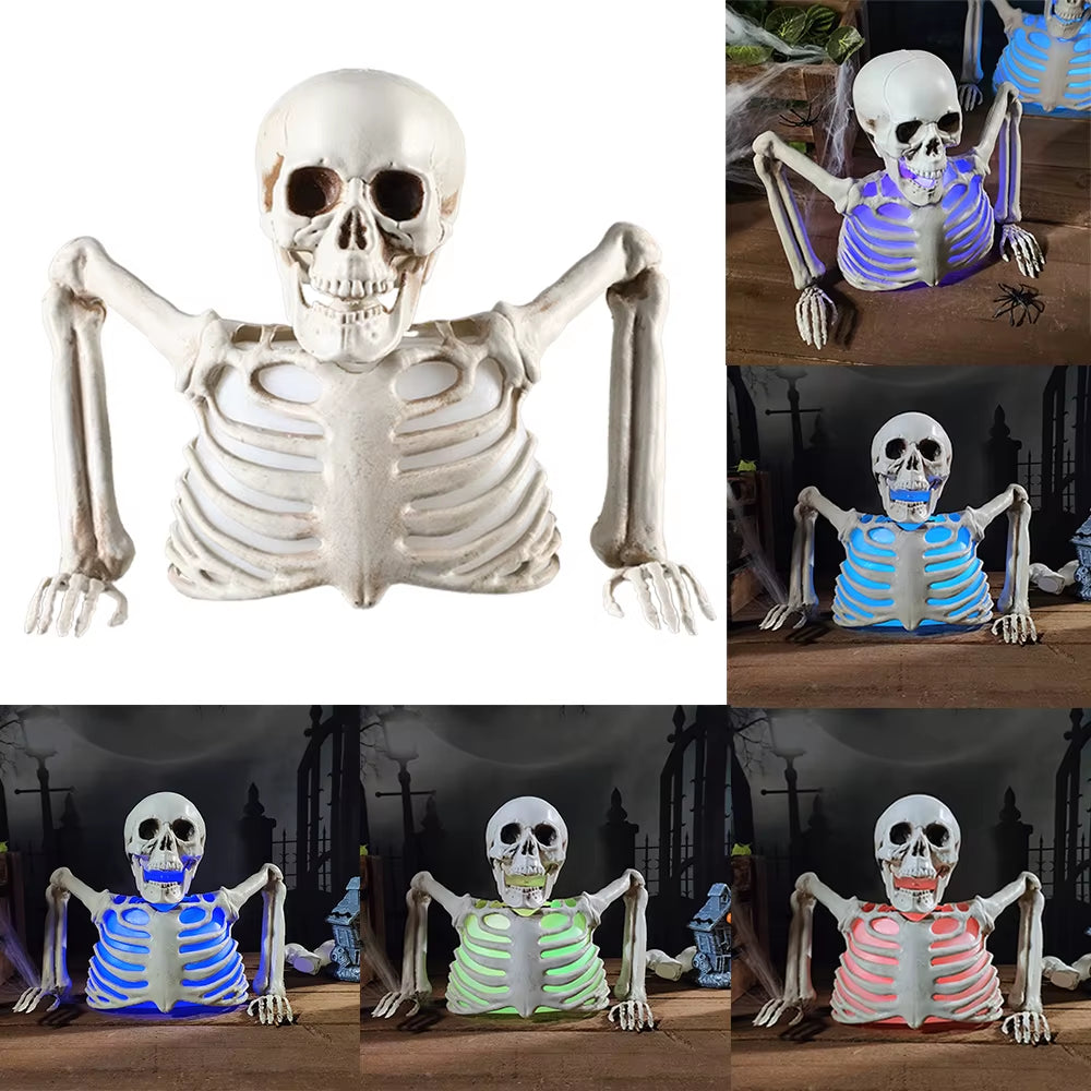 Halloween | Horror Glowing Skull Skeleton Decoration