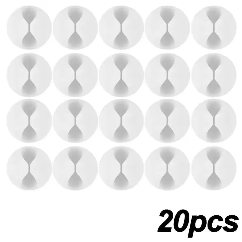 5/50Pcs Mini Cable Winder Organizer