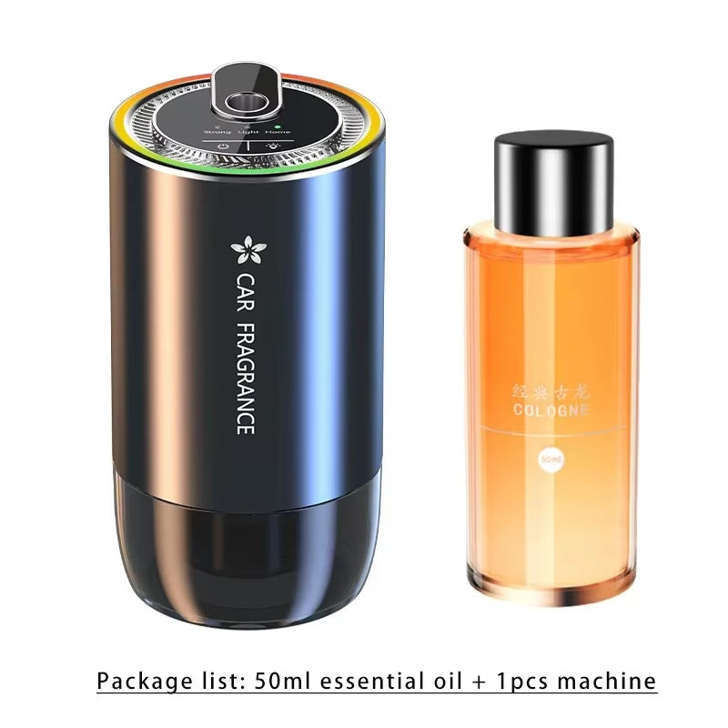 đ The Sensory Sanctuary: Smart Car Fragrance Diffuser & Starry Light Humidifier