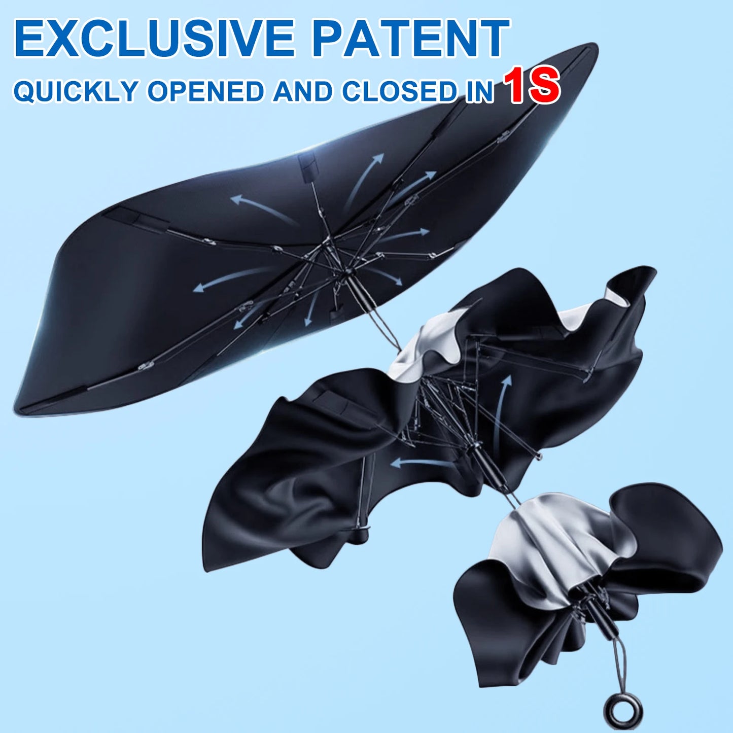 High Quality Upgraded Car Sunshades Umbrella