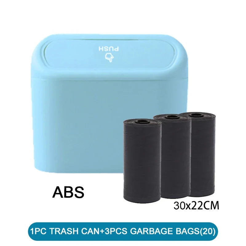 Car Trash Can (With Lid) Contains 60 (300) Garbage Bags