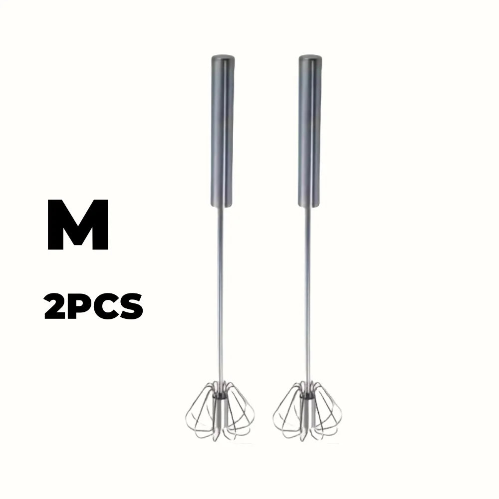Stainless Steel Semi-Automatic Egg Beater