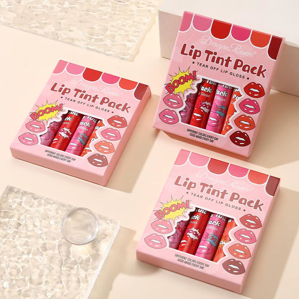 Tear off Lipstick Lipstick Moisturizing and Moisturizing Lipstick Lipstick Film Tear off Lipstick Lipstick Waterproof and Color Fast Lipstick Lipstick Case
