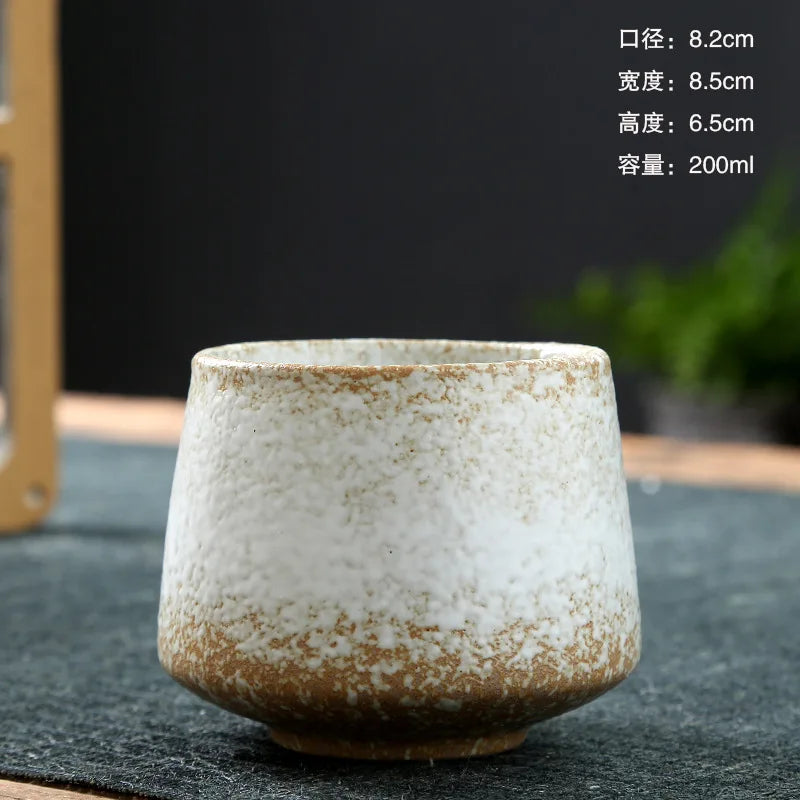 Vintage Ceramic Coffee Cup – Handcrafted Elegance for Every Sip