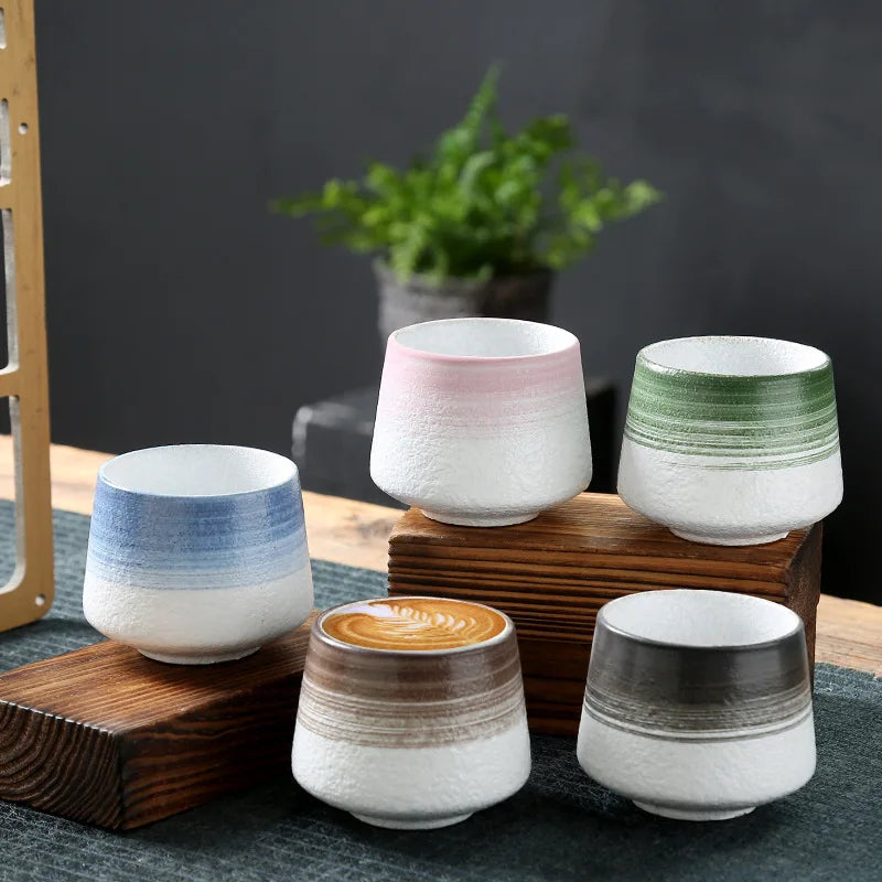 Vintage Ceramic Coffee Cup – Handcrafted Elegance for Every Sip