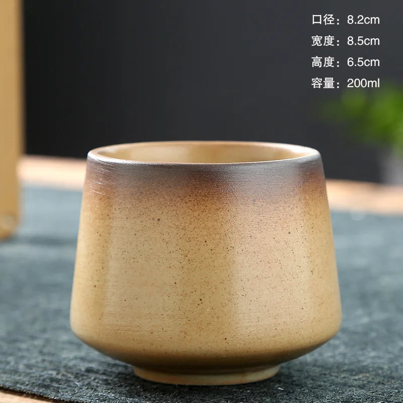 Vintage Ceramic Coffee Cup – Handcrafted Elegance for Every Sip