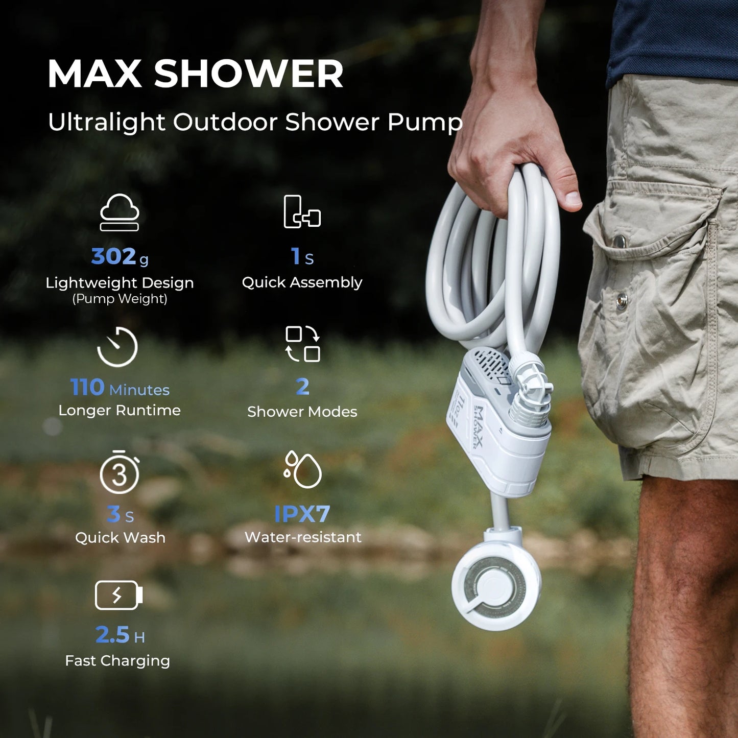 Outdoor Camping Shower Portable