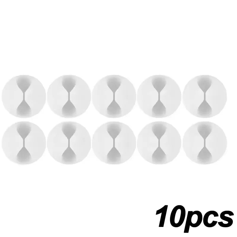 5/50Pcs Mini Cable Winder Organizer