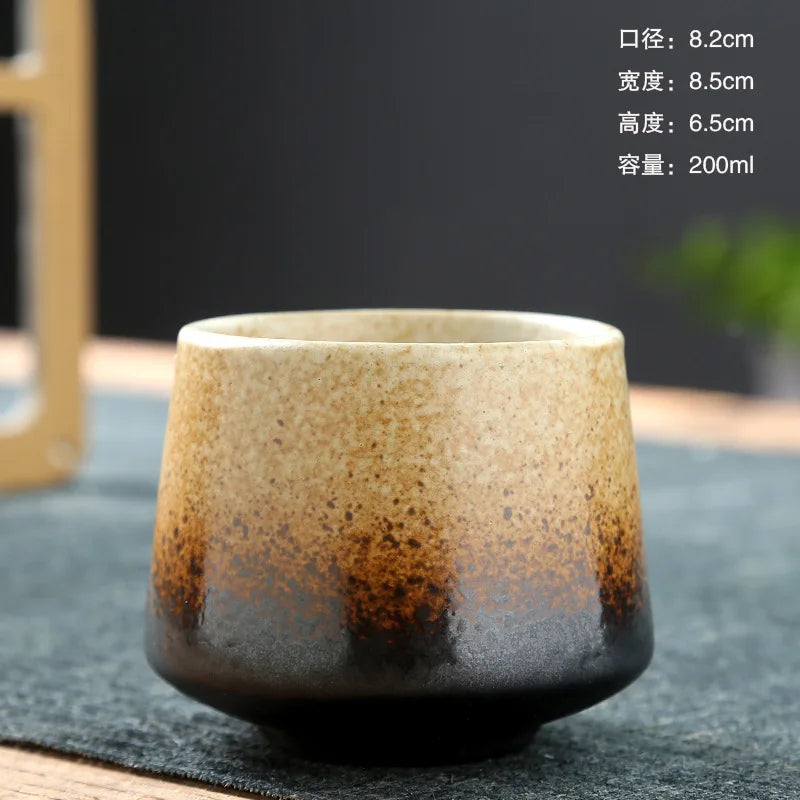 Vintage Ceramic Coffee Cup – Handcrafted Elegance for Every Sip