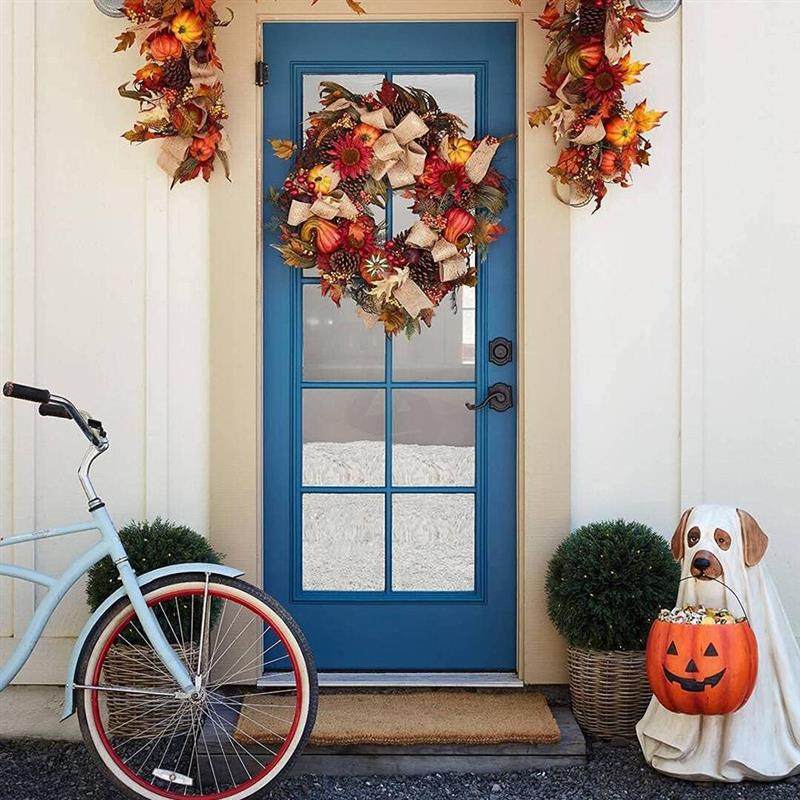 Halloween | Puppy Pumpkin Candy Bowl Ornament — Festive & Spooky Decor Piece