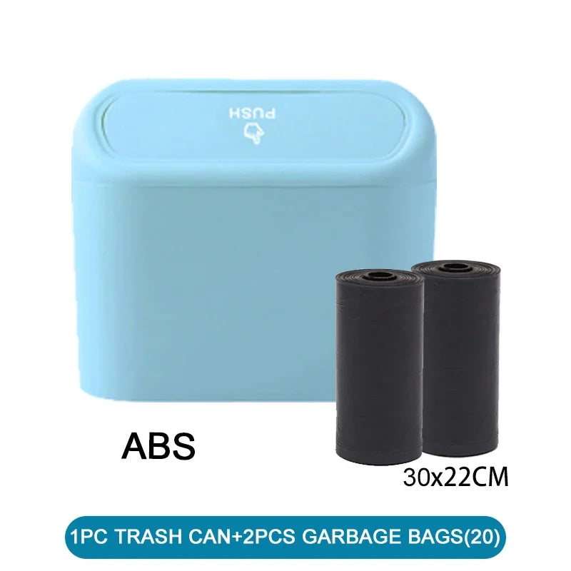 Car Trash Can (With Lid) Contains 60 (300) Garbage Bags