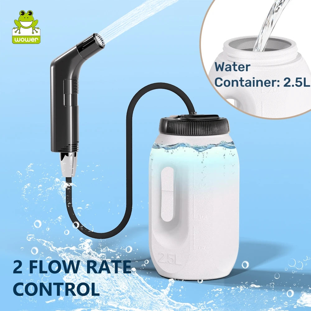 💧 Freshness on the Go: The 2.5L Portable Electric Travel Bidet
