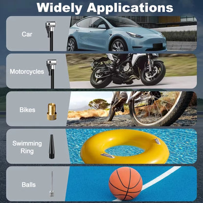 🚗 Power Your Journey: The 150PSI Wireless Portable Car Air Compressor