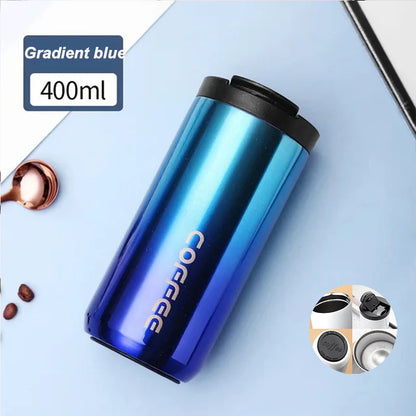 ☕ The Elite Commuter: 400ML Stainless Steel Leakproof Vacuum Flask