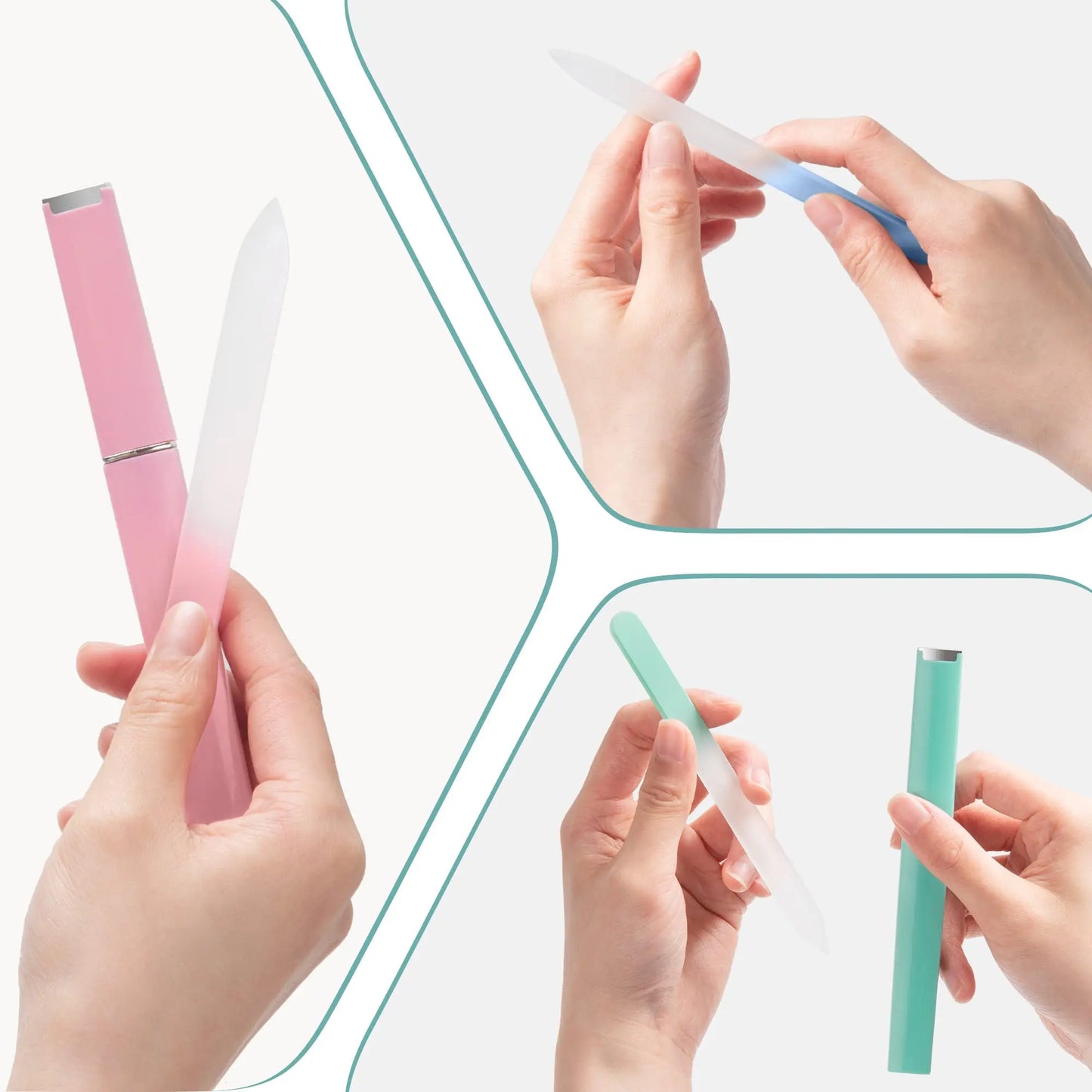 💅 The Precision Edge: Professional Double-Sided Etched Glass Nail File
