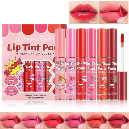 Tear off Lipstick Lipstick Moisturizing and Moisturizing Lipstick Lipstick Film Tear off Lipstick Lipstick Waterproof and Color Fast Lipstick Lipstick Case